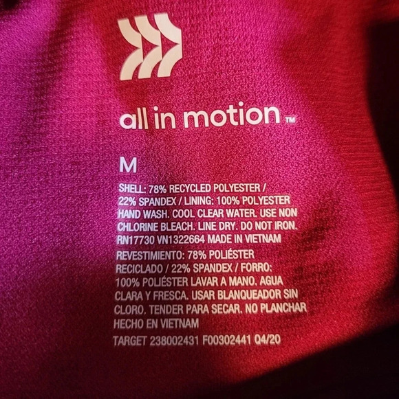 NWT Cranberry AllInMotion One Piece Swimsuit - Picture 9 of 10